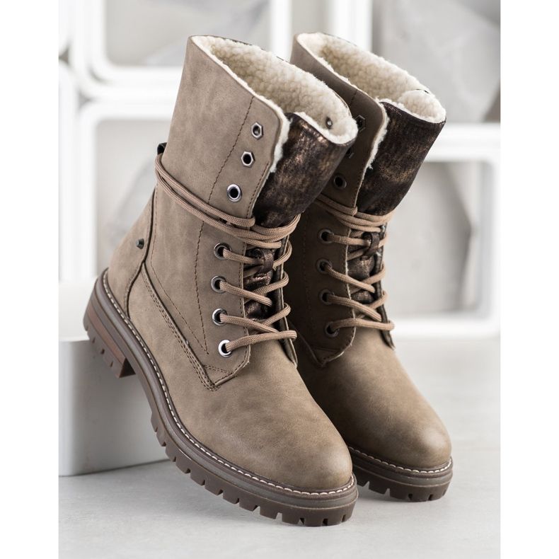 Super Mode Altos tramperos marrón 1