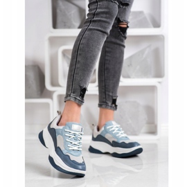Kylie Zapatillas de deporte azules de moda 2