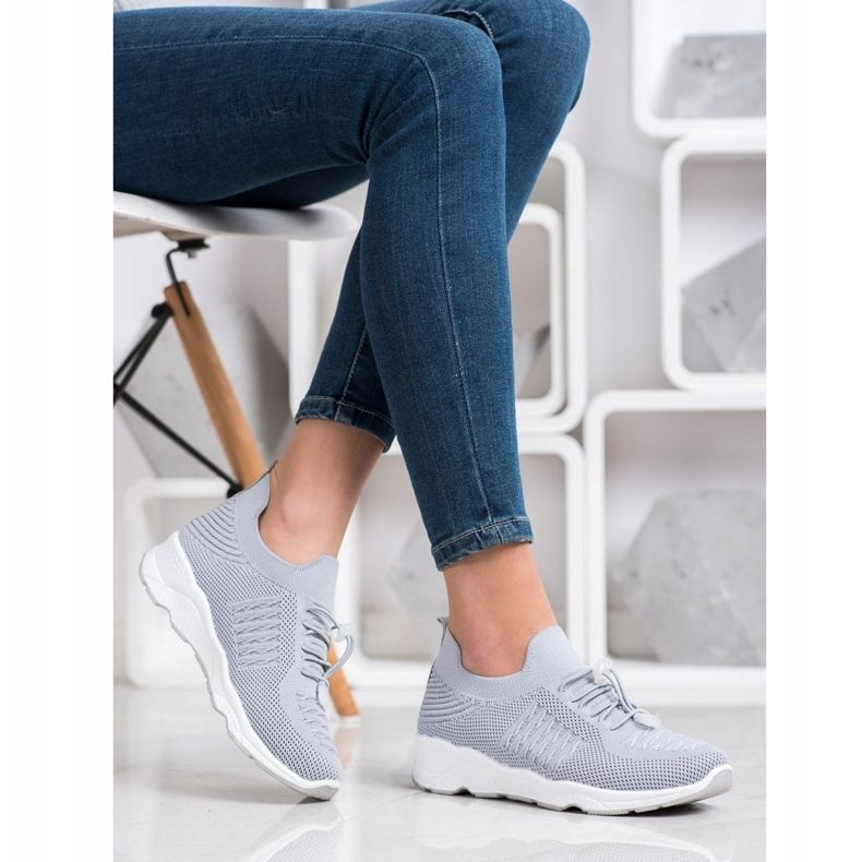 Goodin Calzado deportivo cómodo gris 2 Goodin Calzado deportivo cómodo gris 2