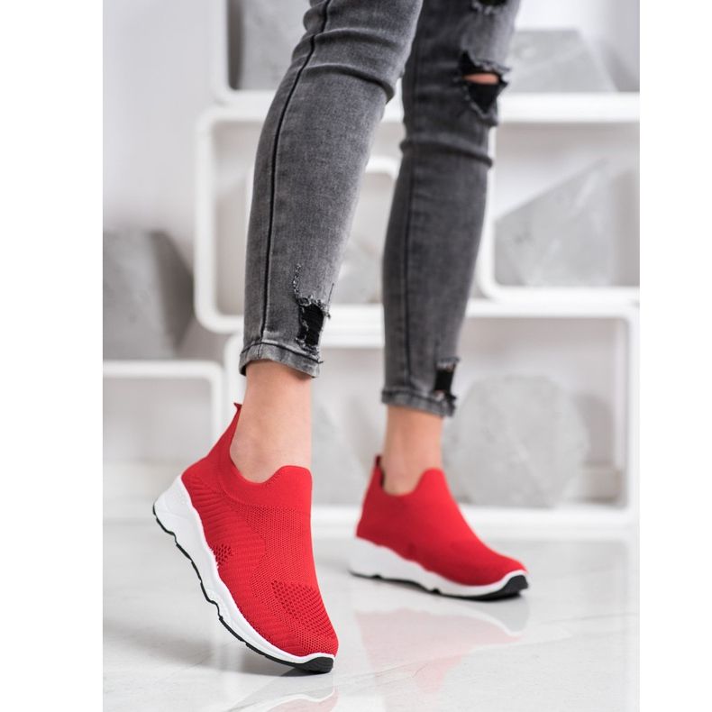 Goodin Zapatillas sin cordones rojo 1 Goodin Zapatillas sin cordones rojo 1