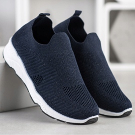 Goodin Zapatillas sin cordones azul marino 3