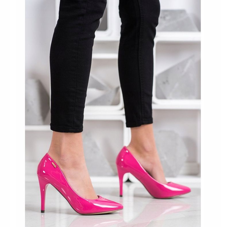 Goodin Bombas lacadas rosa 1