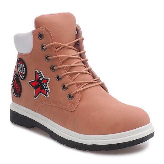 Botas de madera con aislamiento SJ1679-6 Rosa blanco rosado 2 Botas de madera con aislamiento SJ1679-6 Rosa blanco rosado 2