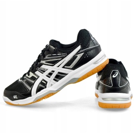 Zapatillas de voleibol Asics Gel Rocket B455N-9001 para mujer negro 2