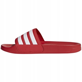Zapatillas hombre adidas Adilette Shower rojo AQ1705 blanco 3