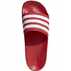 Zapatillas hombre adidas Adilette Shower rojo AQ1705 blanco 5