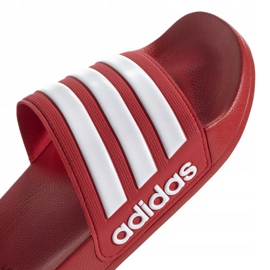 Zapatillas hombre adidas Adilette Shower rojo AQ1705 blanco 6