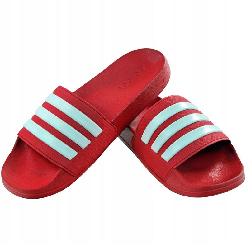 Zapatillas hombre adidas Adilette Shower rojo AQ1705 blanco 1