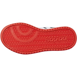 Zapatillas adidas Hoops 2.0 Cmf C para niños negro-rojo-blanco B75960 6