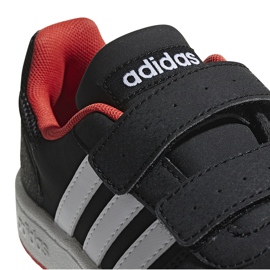 Zapatillas adidas Hoops 2.0 Cmf C para niños negro-rojo-blanco B75960 4