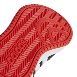 Zapatillas adidas Hoops 2.0 Cmf C para niños negro-rojo-blanco B75960 5