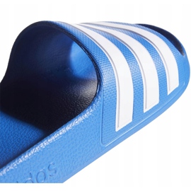 Zapatillas adidas Adilette Aqua K para niños azul y blanco EF1752 2