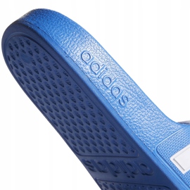 Zapatillas adidas Adilette Aqua K para niños azul y blanco EF1752 3