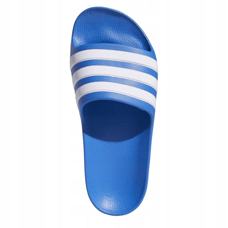 Zapatillas adidas Adilette Aqua K para niños azul y blanco EF1752 1