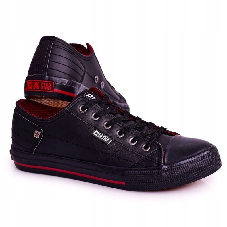 Zapatillas de Hombre en Piel Big Star DD174259 Negro 1