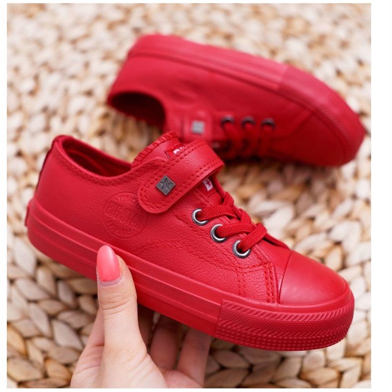 Zapatilla Infantil Piel Big Star EE374036 Rojo 1