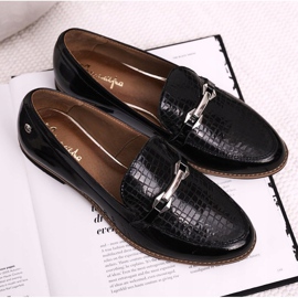 Mocasines Lacados Maciejka Brogues Mujer Negro 4099A-01 / 00-1 5