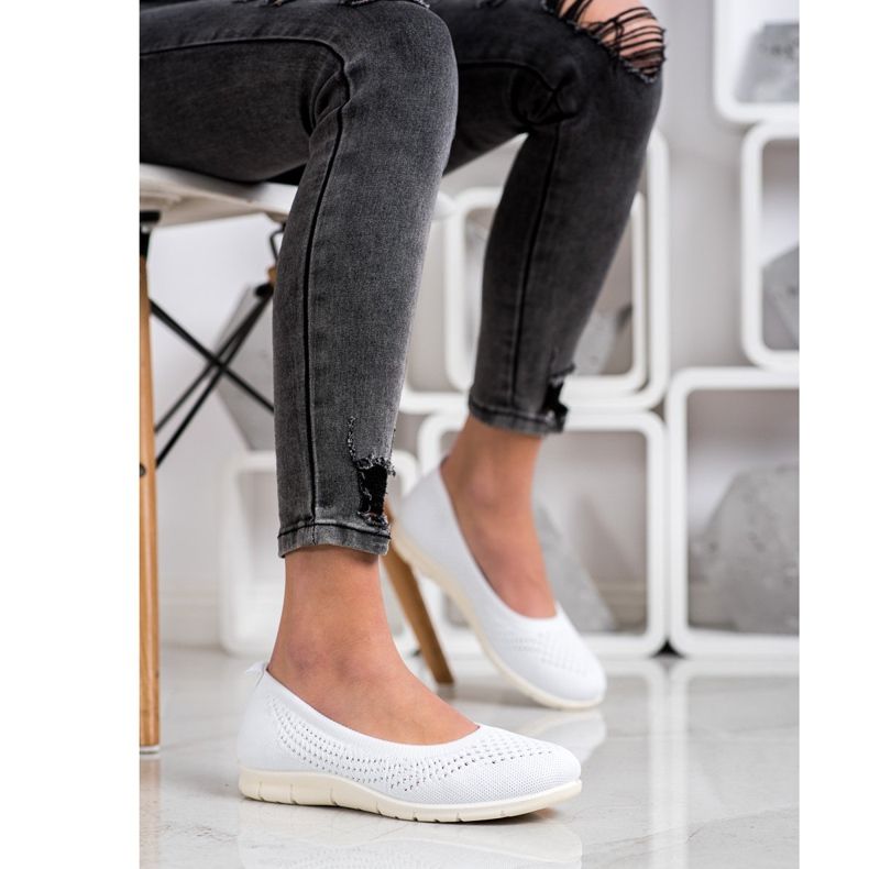 Goodin Slipons calados blanco 1