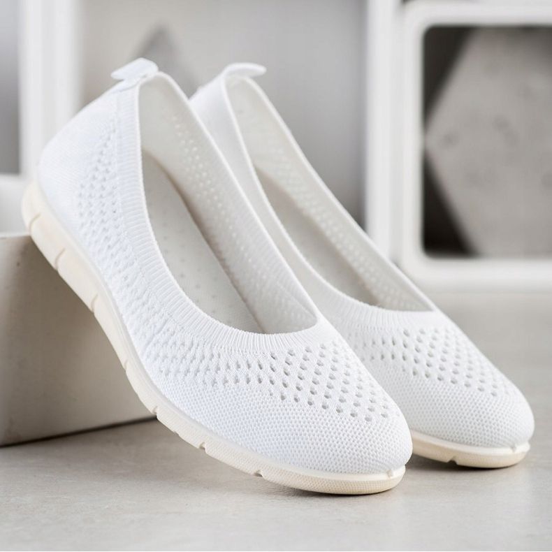 Goodin Slipons calados blanco 2