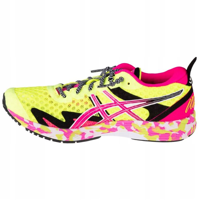 Asics Gel-Noosa Tri 12 W 1012A578-751 negro rosado amarillo 1