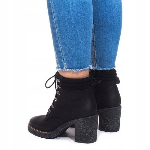 Botas con Cordones 2873 Negro 1