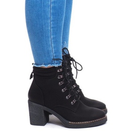 Botas con Cordones 2873 Negro 2