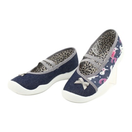 Calzado infantil befado 116X279 azul marino rosado plata gris 5