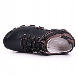 Bednarek Polish Shoes Zapatos de trekking en piel para hombre Filippo azul marino 7