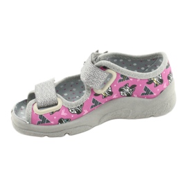 Calzado infantil befado 969X162 rosado plata 5