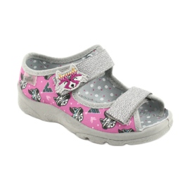 Calzado infantil befado 969X162 rosado plata 4