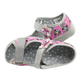 Calzado infantil befado 969X162 rosado plata 8