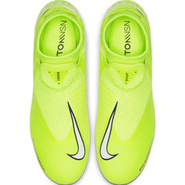 Zapatillas de fútbol Nike Phantom Vsn Academy Df FG / MG AO3258 717 rosa amarillo 1