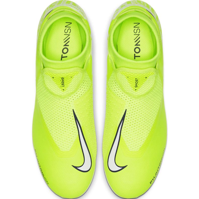 Zapatillas de fútbol Nike Phantom Vsn Academy Df FG / MG AO3258 717 rosa amarillo 1