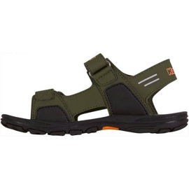 Kappa Pure K Footwear Sandalias para niños verde-naranja 260594K 3144 2