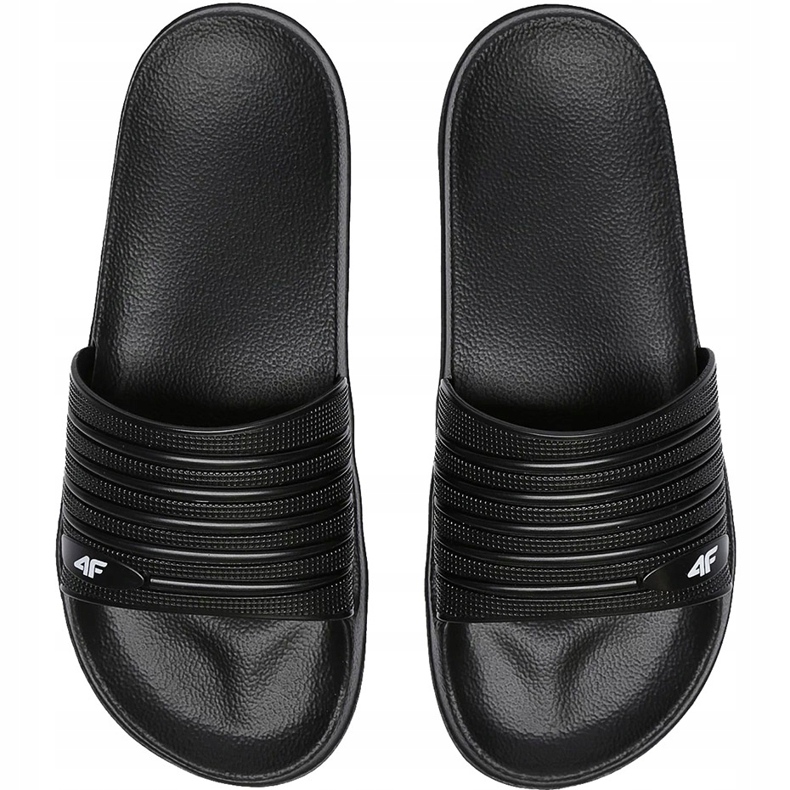 Pantuflas 4F para hombre deep black H4L20 KLM001 20S negro 2