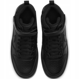Zapatillas Nike Court Borough Mid 2 para niños negras CD7782 001 negro 1