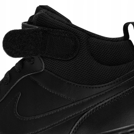 Zapatillas Nike Court Borough Mid 2 para niños negras CD7782 001 negro 3
