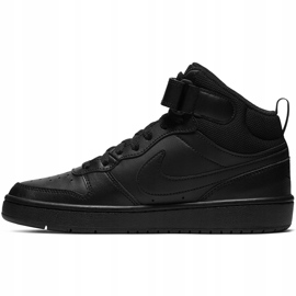 Zapatillas Nike Court Borough Mid 2 para niños negras CD7782 001 negro 2