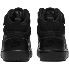 Zapatillas Nike Court Borough Mid 2 para niños negras CD7782 001 negro 5