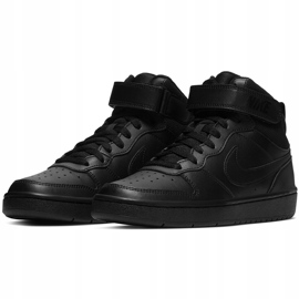 Zapatillas Nike Court Borough Mid 2 para niños negras CD7782 001 negro 4