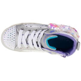 Skechers Shuffle Brights 2.0 Jr 314015L-WSL gris multicolor 2 Skechers Shuffle Brights 2.0 Jr 314015L-WSL gris multicolor 2