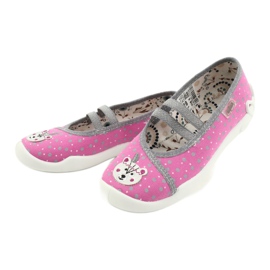 Calzado infantil befado 116X284 rosado gris 3