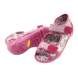 Calzado infantil befado 242P099 rosado gris multicolor 4