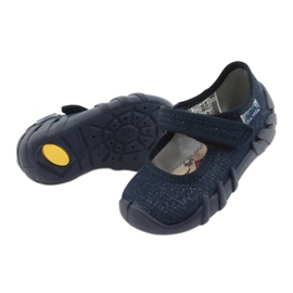 Zapatos befado niños speedy azul marino 109P226 plata 8