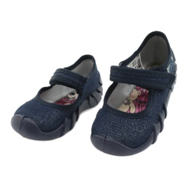 Zapatos befado niños speedy azul marino 109P226 plata 7