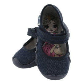 Zapatos befado niños speedy azul marino 109P226 plata 9