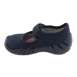 Zapatos befado niños speedy azul marino 109P226 plata 6