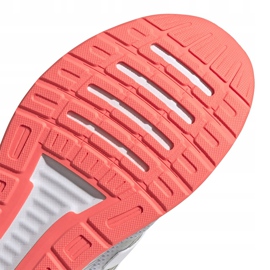 Zapatillas de mujer adidas Runfalcon blancas, beige y naranjas FW5142 blanco 5
