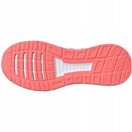 Zapatillas de mujer adidas Runfalcon blancas, beige y naranjas FW5142 blanco 7