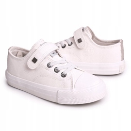 Zapatilla Piel Infantil Big Star EE374035 Blanco 4